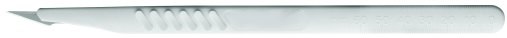 AE-BA311SU, LONG STERILE SCALPEL FIG. 11, CARBON STEEL, PAK = PACKAGE OF 10 PIECES , 230 mm, 9" 