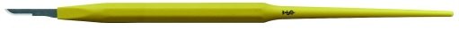 AE-BA367, STERILE MICRO SCALPEL, FIG. 67, CARBON STEEL, YELLOW, PAK = PACKAGE OF 5 PIECES, 165 mm, 6 1/2" 