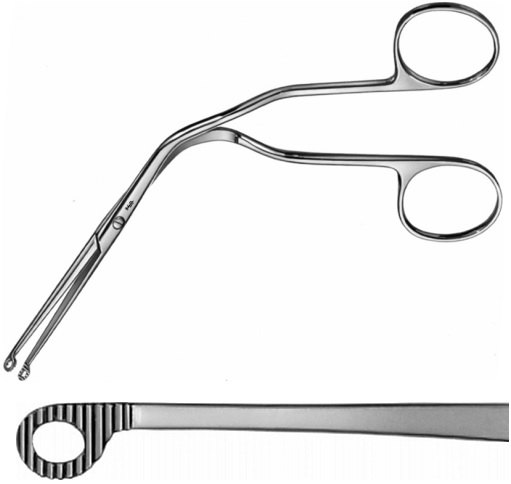 AE-AN380R, MAGILL, CATHETER INTRODUCING FORCEPS, MEDIUM, FOR CHILDREN, 200 mm, 8"