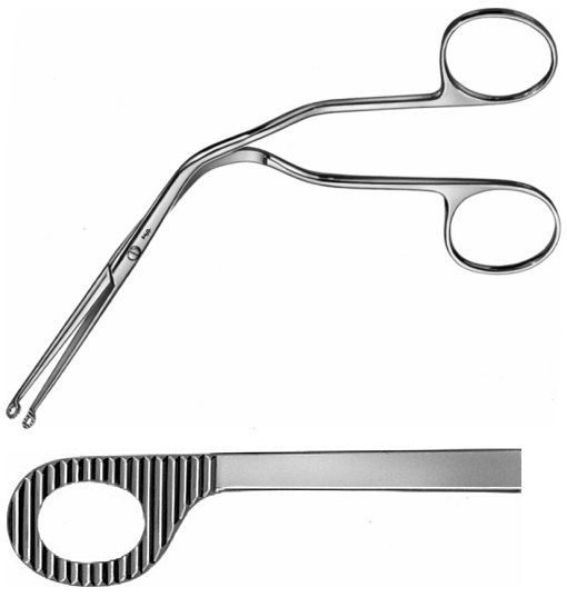 AE-AN381R, MAGILL, CATHETER INTRODUCING FORCEPS, LARGE, FOR ADULTS, 250mm, 10" 