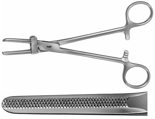 AE-AN911R, TUBING CLAMP, with guide, 180 mm, 7" 