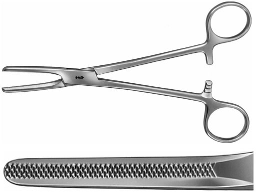 AE-AN912R, TUBING CLAMP, SERRATED JAW, 180 mm, 7" 