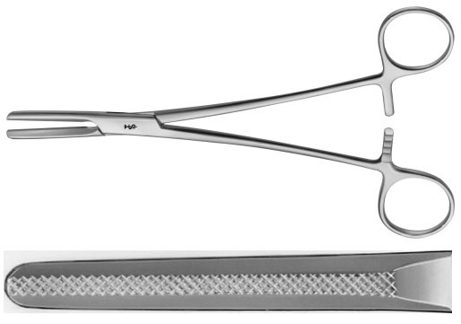 AE-AN913R, TUBING CLAMP, SERRATED JAW, 200 mm, 8" 