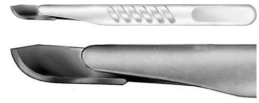 AE-BA219, STERILE SCALPEL, FIG. 19, CARBON STEEL, PAK = PACKAGE OF 10 PIECES 