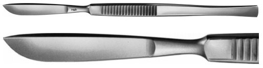 AE-BA451R, BERGMANN, SCALPEL, BELLIED BLADE, 140 mm, 5 1/2" 