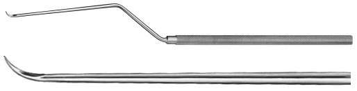 AE-FD353R, KOOS, MICRO VESSEL KNIFE, UPWARDS CURVED, 185 mm, 7 1/4" 