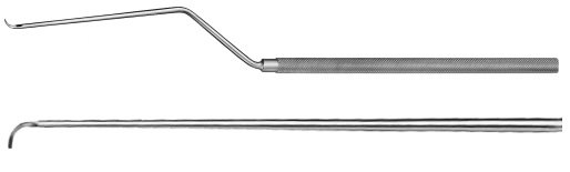 AE-FD365R, YASARGIL, MICRO VESSEL KNIFE, DOWNWARDS CURVED, 185 mm, 7 1/4"