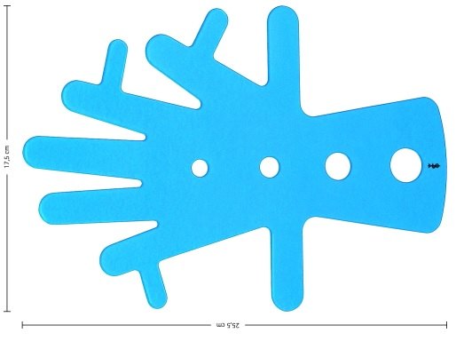 AE-FO917A, Aluminum hand for children 