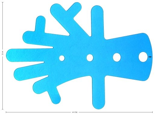 AE-FO918A, Aluminum hand for adults 