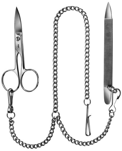 AE-HF520R, NAIL SCISSORS, AND NAIL FILE WITH CHAIN, LENGTH OF CHAIN 50 CM