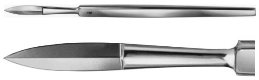 AE-OL102R, JOSEPH, NASAL KNIVE, STRAIGHT, 145 mm, 5 3/4" 