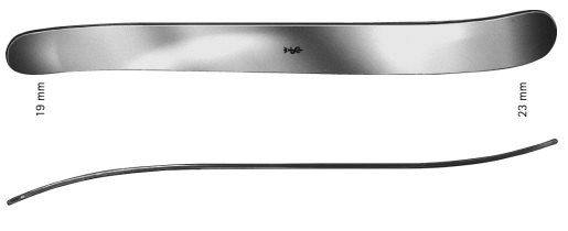 AE-OM205R, BUCHWALD, TONGUE DEPRESSOR, 19 / 23MM, 180 mm, 7" 