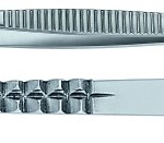 AE-FB398R, RESANO DISSECTING FORCEPS CARDIAC VALVE FORCEPS, TIP SIZE 2 MM 225 mm, 9"