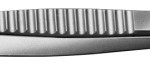 AE-FB416R, DE BAKEY ATRAUMATA DISSECTING FORCEPS 2,8MM WIDE 240 mm, 9 1/2"