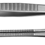 AE-FB784R, COOLEY ATRAUMATA - ATRAUMATIC FORCEPS TIP 1,5MM, STRAIGHT 150 mm, 6"