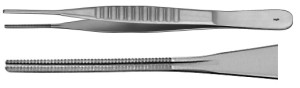 AE-FB784R, COOLEY ATRAUMATA - ATRAUMATIC FORCEPS TIP 1,5MM, STRAIGHT 150 mm, 6"