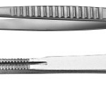 AE-FB786R, COOLEY ATRAUMATA - ATRAUMATIC FORCEPS TIP 2,3MM, STRAIGHT 240 mm, 9 1/2"
