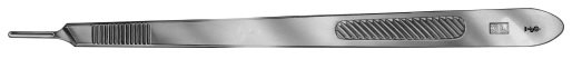 AE-BB075R, SCALPEL HANDLE, FITTING NO.3L FOR BLADES 10-15 and 40, 42, 210 mm, 8 1/4" 