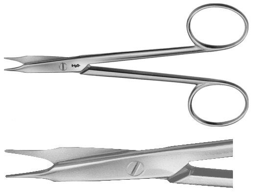 AE-BC172R, STEVENS 	TENDON SCISSORS 	STRAIGHT, BLUNT 	110 mm, 4 3/8" 