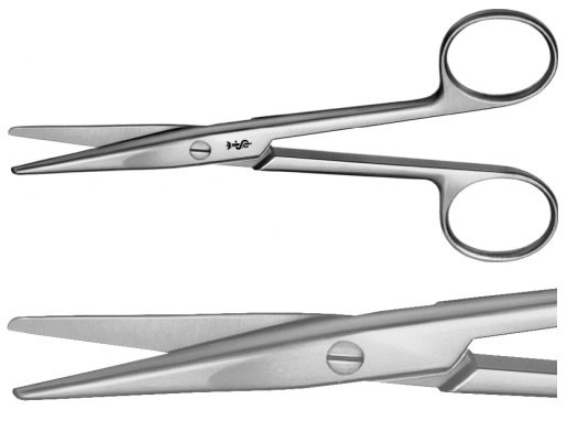 AE-BC572R, MAYO-STILLE, DISSECTING SCISSORS, STRAIGHT, 170 mm, 6 3/4"