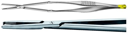 AE-BD185R, DUROTIP SUTURE FORCEPS 	 	300 mm, 12" 