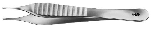 AE-BD700R, ADSON-BROWN 	TISSUE FORCEPS 	2 LINES OF TEETH, SHARP 	120 mm, 4 3/4" 