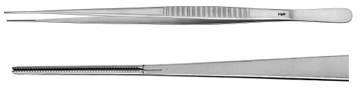 AE-FB419R, DE BAKEY ATRAUMATA - ATRAUMATIC FORCEPS 1,5MM JAW 300 mm, 12"