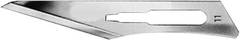 AE-16600509, CUTFIX SCALPEL BLADES 	FIG. 11, STAINLESS STEEL, PAK = PACKAGE OF 100 PIECES IN DISPENSER PACKAGE 
