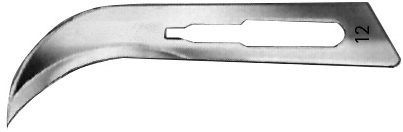 AE-16600517, CUTFIX SCALPEL BLADES 	FIG. 12, STAINLESS STEEL, PAK = PACKAGE OF 100 PIECES IN DISPENSER PACKAGE 
