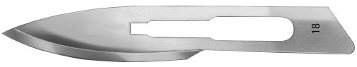 AE-16600541, CUTFIX SCALPEL BLADES 	FIG. 18, STAINLESS, PAK = PACKAGE OF 100 PIECES IN DISPENSER PACKAGE 