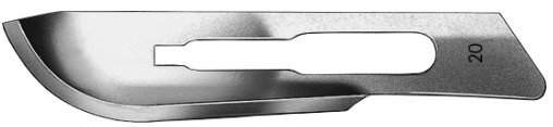 AE-16600550, CUTFIX SCALPEL BLADES 	FIG. 20, STAINLESS, PAK = PACKAGE OF 100 PIECES IN DISPENSER PACKAGE 