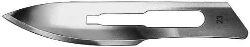 AE-16600584, CUTFIX SCALPEL BLADES 	FIG. 23, STAINLESS, PAK = PACKAGE OF 100 PIECES IN DISPENSER PACKAGE 