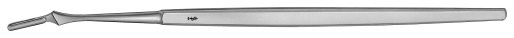 AE-BB079R, SCALPEL HANDLE FITTING NO.3 FOR BLADES 10-15 AND 40, 42, ANGULAR CURVED 225 mm, 9"
