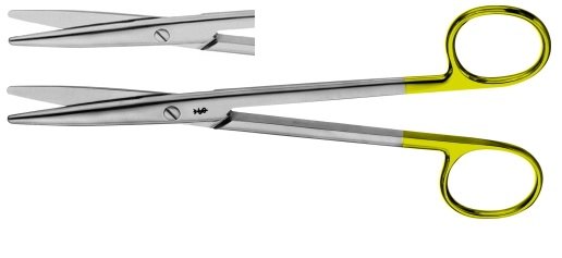 AE-BC242R, MAYO 	DUROTIP DISSECTING SCISSORS 	STRAIGHT 	170 mm, 6 3/4" 