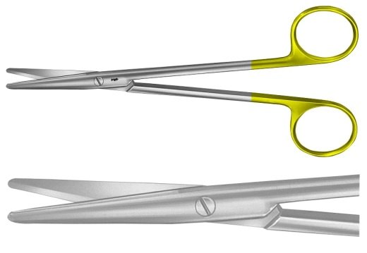 AE-BC260R, METZENBAUM, DUROTIP DISSECTING SCISSORS 	STRAIGHT 	145 mm, 5 3/4" 