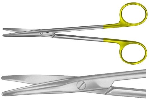 AE-BC261R, METZENBAUM, DUROTIP DISSECTING SCISSORS 	CURVED 	145 mm, 5 3/4" 