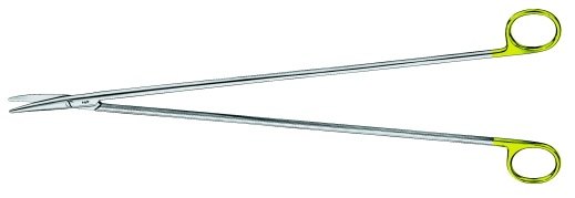 AE-BC285R, NELSON-METZENBAUM 	DUROTIP DISSECTING SCISSORS 	CURVED 	350 mm, 14" 