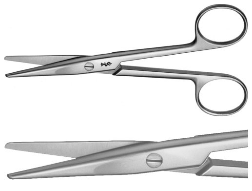 AE-BC570R, MAYO-STILLE 	DISSECTING SCISSORS 	STRAIGHT 	140 mm, 5 1/2" 