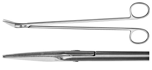 AE-BC678R, COOLEY 	SCISSORS FOR VASCULAR SURGERY 	30 DEGREE ANGLE 	225 mm, 9" 