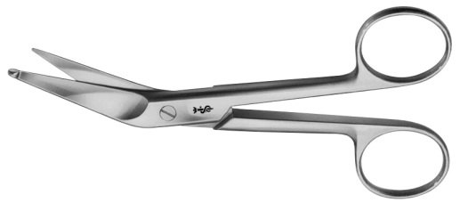 AE-BC847R, KNOWLES 	BANDAGE SCISSORS 	ANGELED 	140 mm, 5 1/2" 	