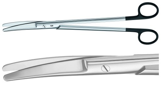 AE-BC929R, MAYO 	SUPERCUT SCISSORS 	CURVED 	280 mm, 11" 