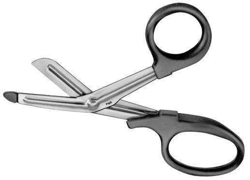 AE-BC988R, BANDAGE SCISSORS 	UNIVERSAL SCISSORS, NEONGREEN 	180 mm, 7" 