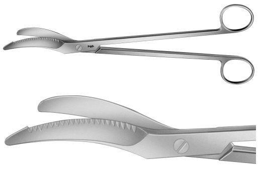 AE-ET142R, EPISIOTOMY SCISSORS 	 	240 mm, 9 1/2"