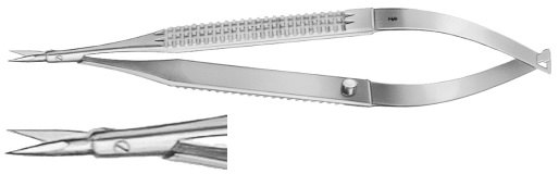 AE-FD014R, VANNAS MICRO SCISSORS,SPRING TYPE STRAIGHT 120 mm, 4 3/4" 