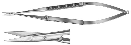 AE-FD016R, MICRO SCISSORS,SPRING TYPE STRAIGHT 160 mm, 6 1/4"