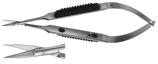 AE-FM010R, MÜLLER 	MICRO SCISSORS 	STRAIGHT, SHARP / SHARP 	120 mm, 4 3/4"