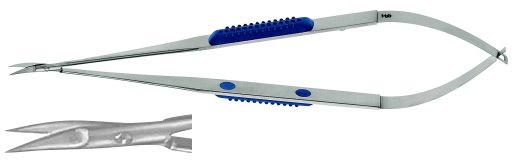 AE-FM041R, MÜLLER 	MICRO SCISSORS 	CURVED SHARP / SHARP 	170 mm, 6 3/4" 