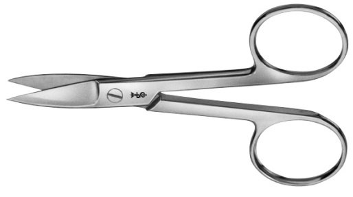 AE-HF028R, NAIL SCISSORS 	STRAIGHT 	95 mm, 3 3/4" 