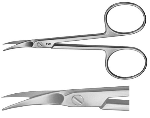 AE-HF400R, NAIL SCISSORS 	CURVED 	90 mm, 3 1/2" 