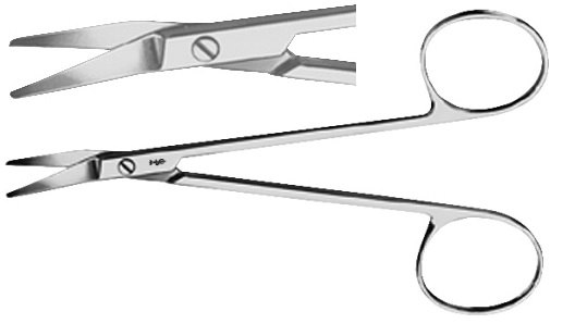 AE-OC415R, GRAEFE 	IRIS SCISSORS 	 	100 mm, 4" 